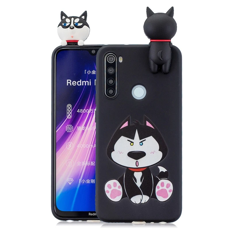 3D игрушки силиконовые для Xiaomi Redmi Note 8 чехол Redmi Note 8 Pro 8T 8A конфеты Мягкий мультфильм Redmi Note 8 чехол Redmi Note 8 Pro Чехол