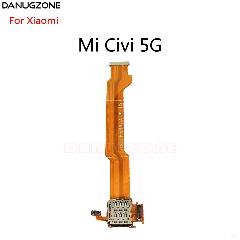 

Держатель SIM-карты лоток Слот считыватель разъем гибкий кабель для Xiaomi Mi Civi
