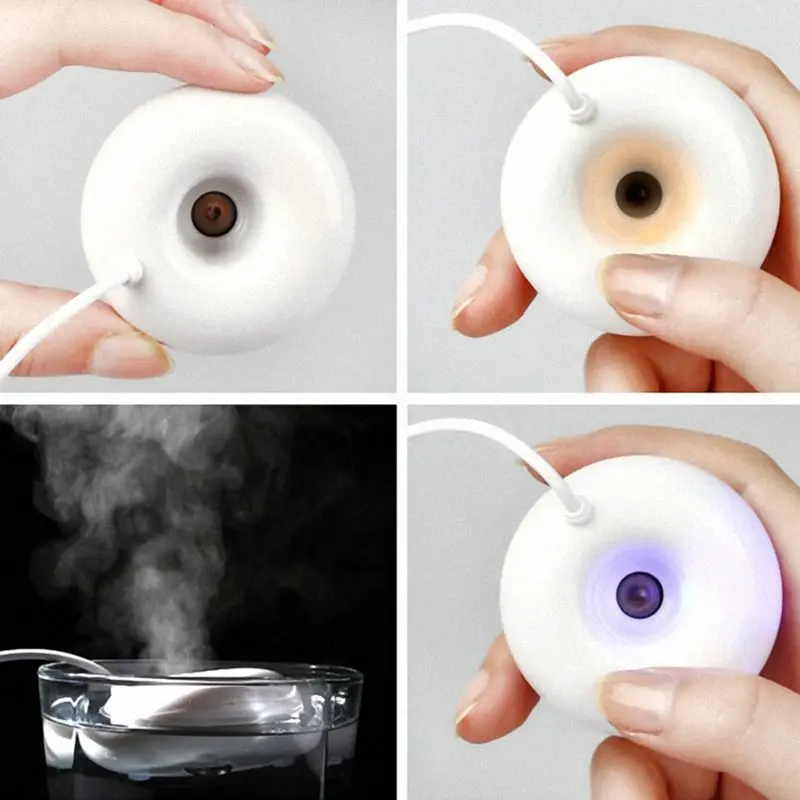 

Portable Mini Donuts Negative Ion Humidifier USB Air Humidifier Purifier Aroma Diffuser Steam for Home Purifier Diffuser Steam