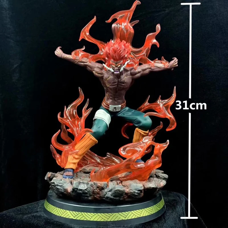 

Might Guy Shippuden Anime New Japanese anime Might Guy Figure Eyes Can Light Up With LED GK Collectible Model Toy