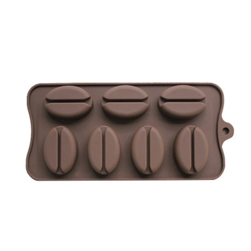 Силиконовые Молде в виде кофейных зерен пресс форм 100% Фирменная Новинка детская