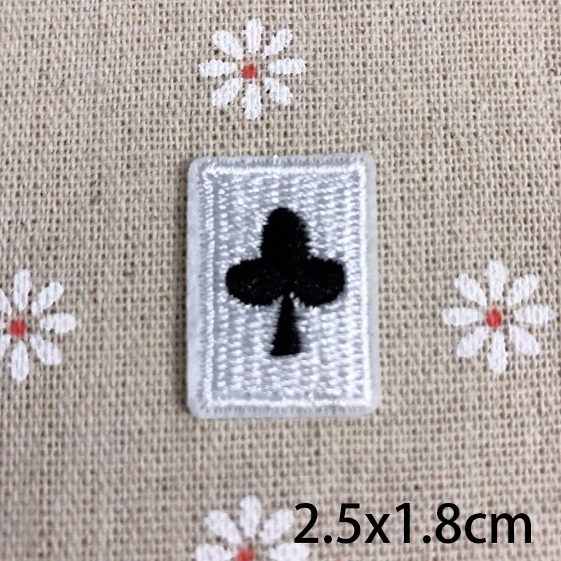 Новые Изысканные дешевые игральные кости для покера патчи с утюгом шитья вышитая