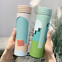 thermos cup shui cup trend simple sen series 304 stainless portable cup kawaii cute water bottle tazas waterbottle