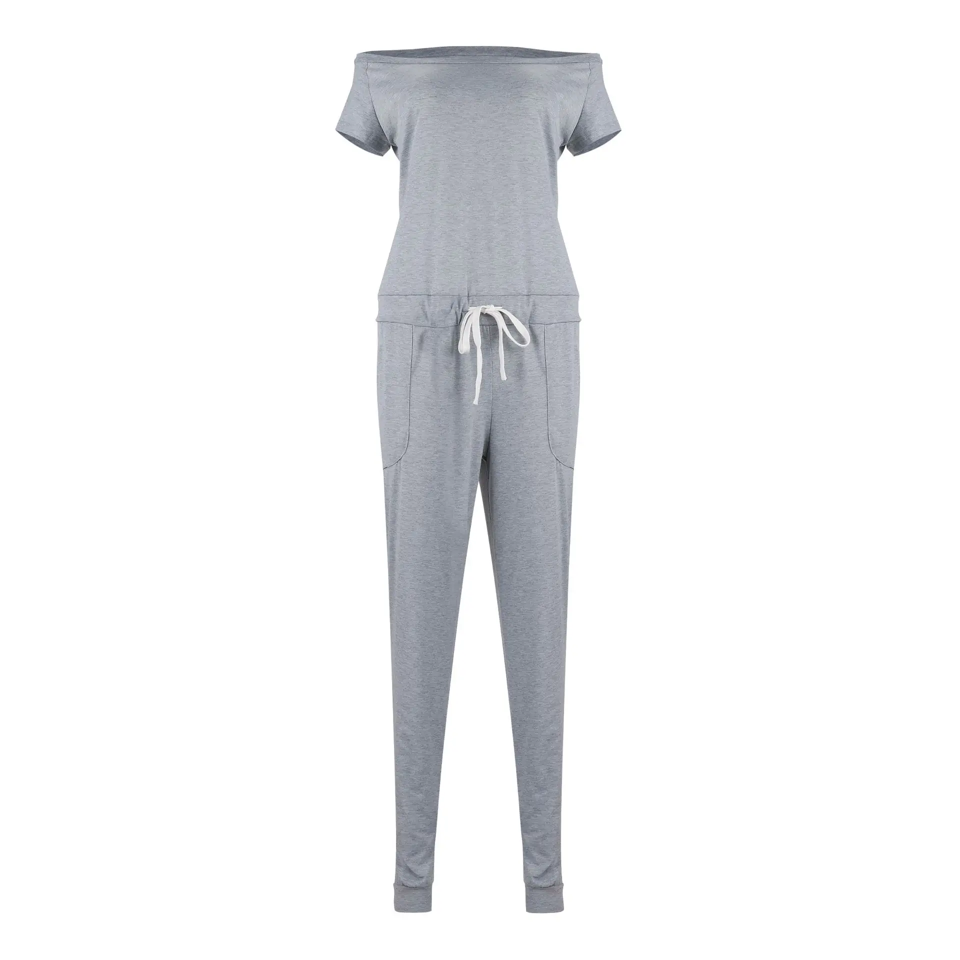 2019 сексуальный комбинезон женский черный серый короткий рукав с открытыми