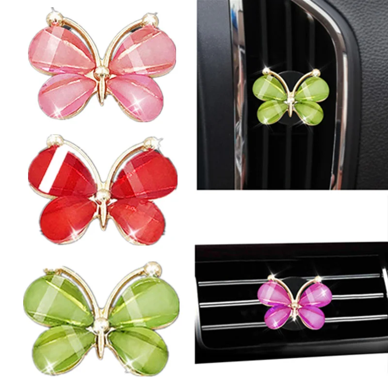 

Butterfly Car Aromatherapy Decorations Auto Air Conditioning Air Outlet Perfume Clip Cute Creative Car Interior Decorations