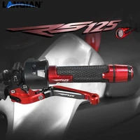 motorcycle aluminum brake clutch levers handlebar hand grips ends for aprilia rs125 rs 125 1996 2010 2005 2006 2007 2008 2009