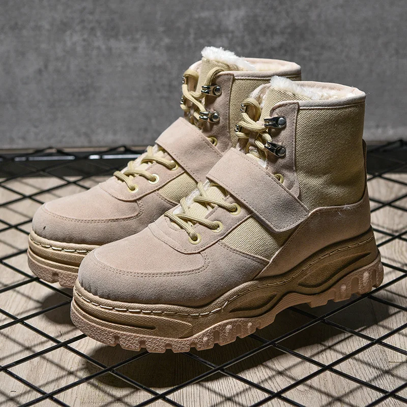 Ботинки martin сезон осень-зима утолщенные высокие хипстерские ботинки для мужчин и