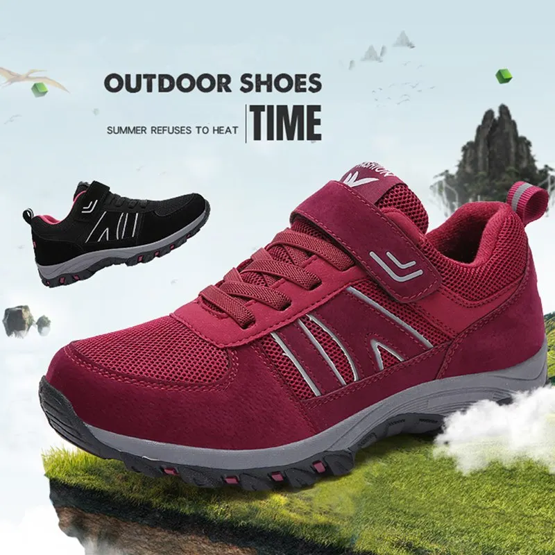 

Mans Womens Lace Up Non Slip Hiking Shoes Waterproof Climbing Athletic Sport Shoes Outdoor Couples Trekking Mountain Sport Shoes