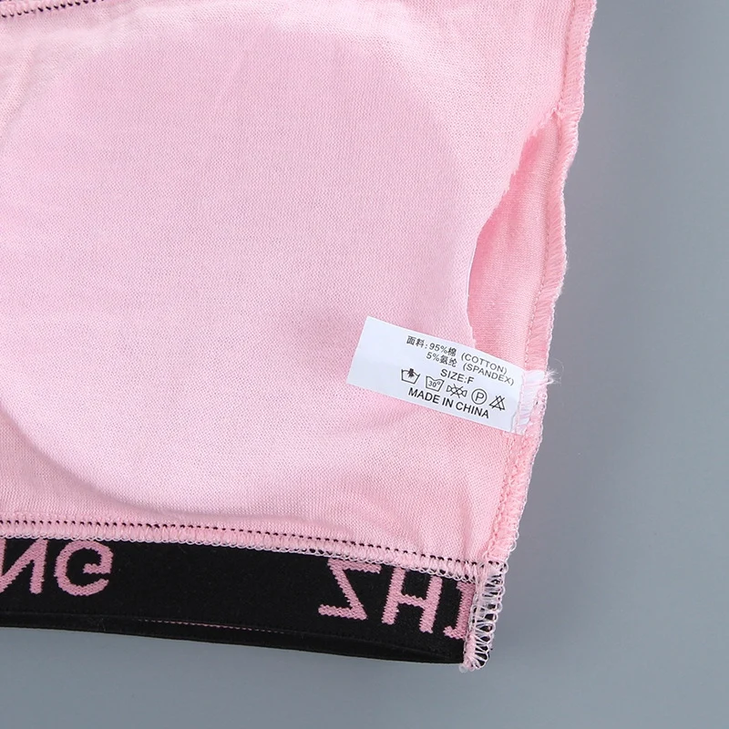 Бюстгальтер без бретелек для девочек нижнее белье подростков тренировочный