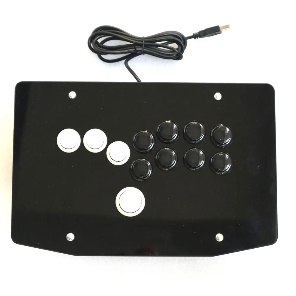 RAC-J500B All Buttons Hitbox Style Arcade Joystick Fight Stick Game Controller For PC USB images - 6