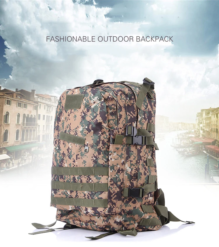 45L mochila militar армейская тактическая сумка, военная камуфляжная уличная Большая вместительная сумка, рюкзак для кемпинга, охоты, рыбалки, Bolso Pack