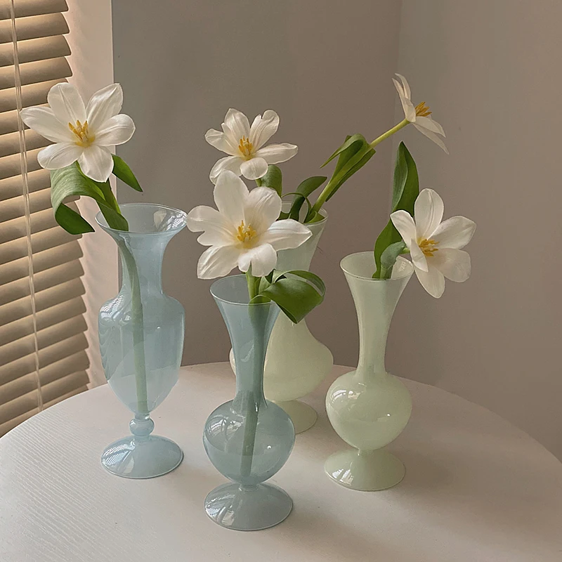 

Decorative Glass Flower Vase for Office Wedding Floral Arrangements Weddings Home Decor Bridal Shower Centerpiece Table Vase