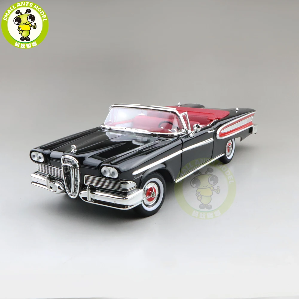 1/18 1958 Ford EDSEL цитирование дорога Подпись литая модель автомобиля игрушки для мальчиков и девочек подарок