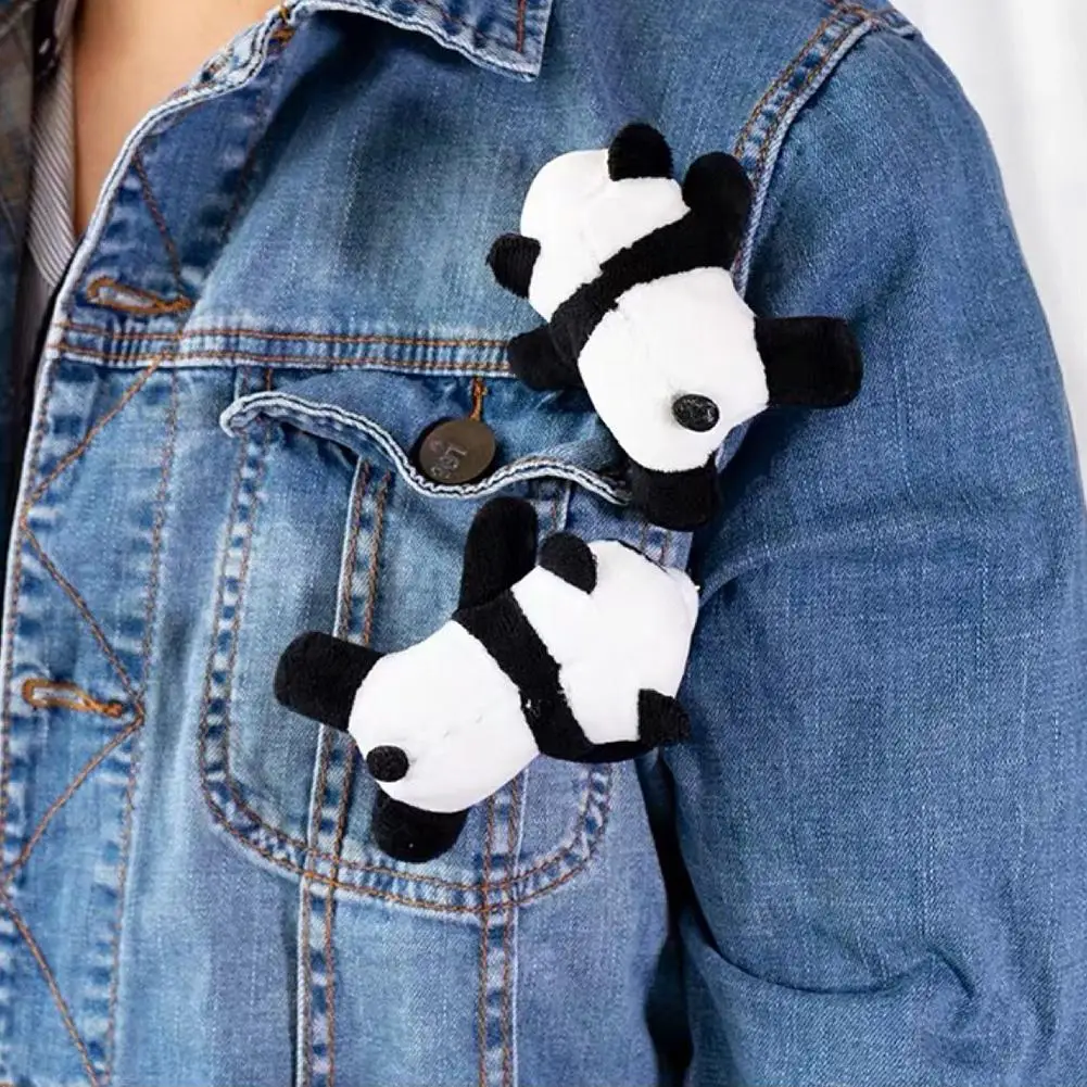 Мягкая Плюшевая Кукла 9 5 см милая подвесная брошь в форме панды Детская плюшевая