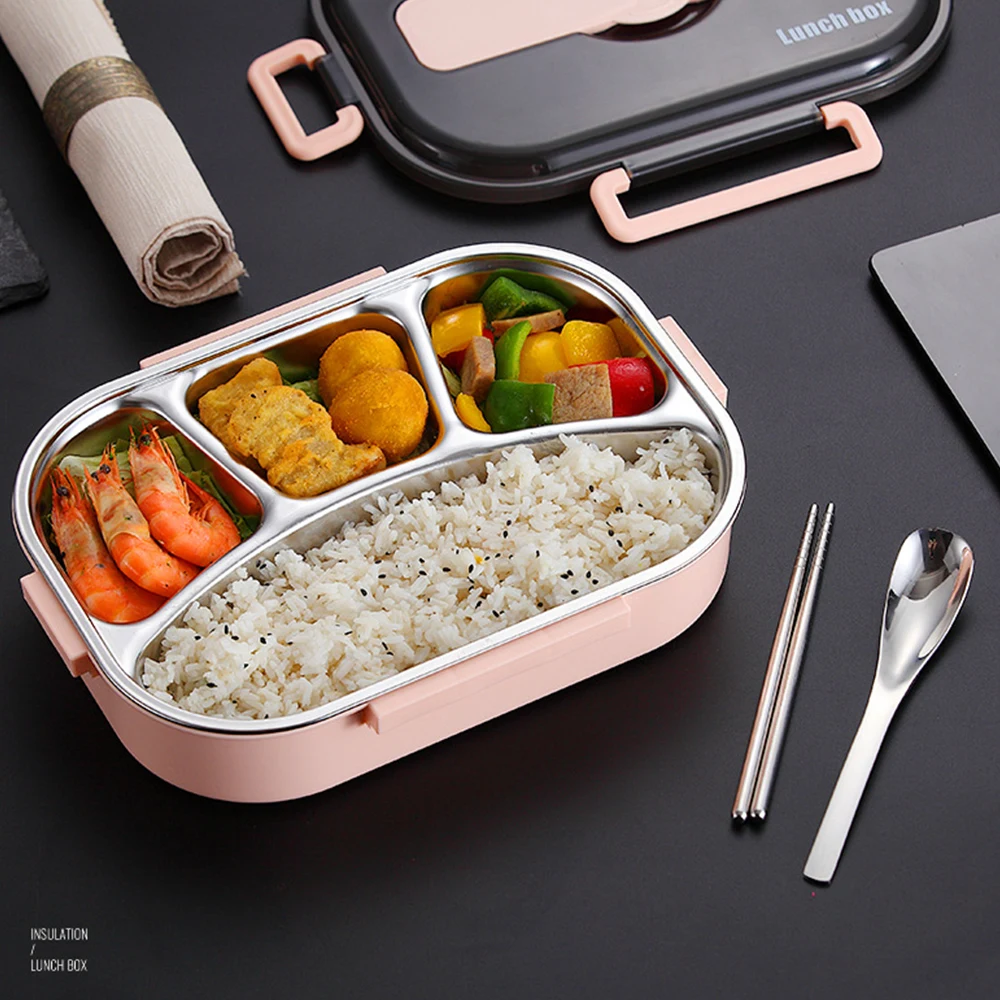 

last one Stainless Steel Japanese Lunch Box Thermal For Food Portable Lunch Box new