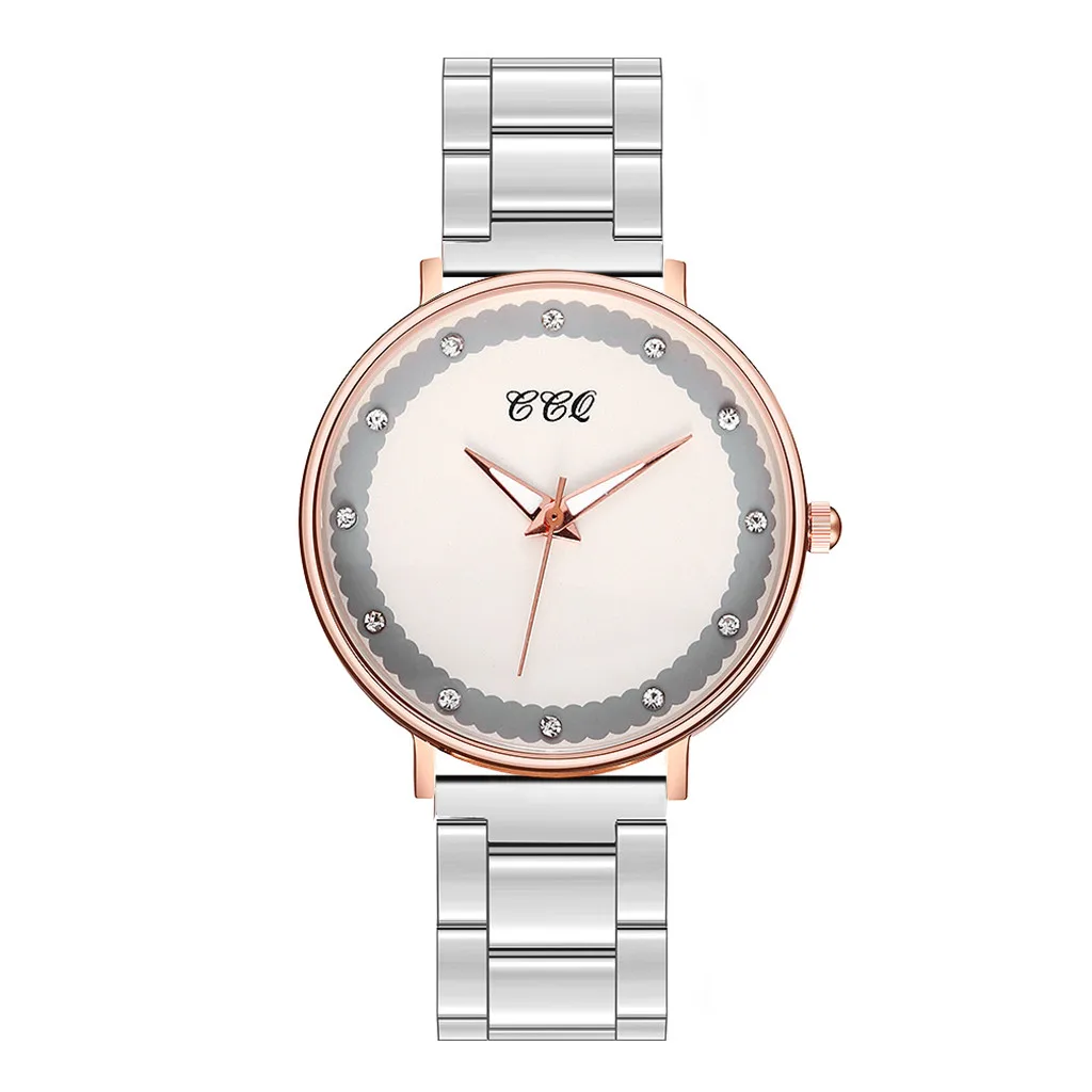 Casual Women Watches Ladies Watch Fashion Quartz Stainless Steel Strap Female Wrist Luxury Clock Bracelet Gifts /C | Наручные часы