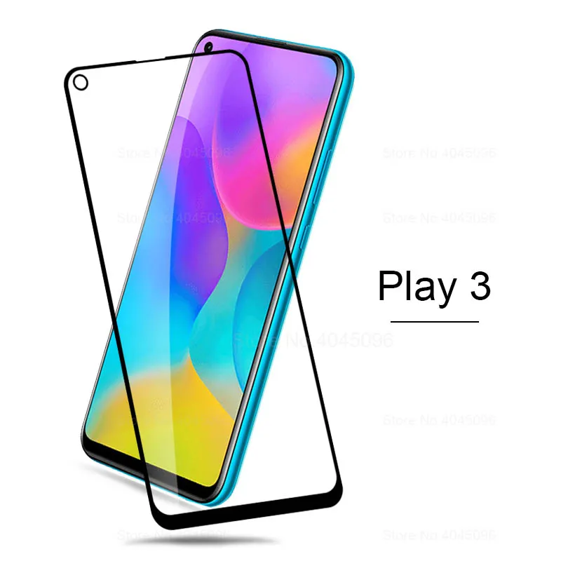 Защитное стекло для huawei honor play 3 чехол с закаленным стеклом 3e защитная пленка