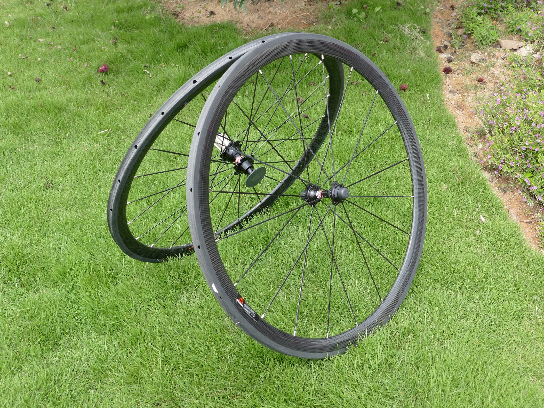 

FLX-WS-TW3 Full Carbon 700C Road Bike Tubular Wheelset Depth 38mm Toray Carbon Wheel Rim Basalt Brake Side Width 25mm
