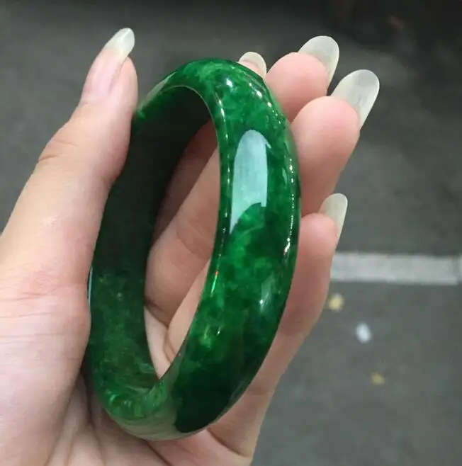 Натуральный бирманский жадеит все браслеты из жадеита зеленые железный