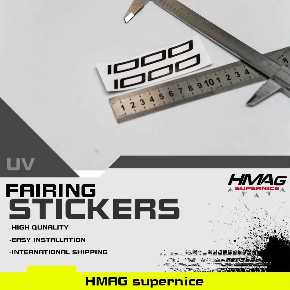 

Motorcycle Fairing Upper Fairing Decals Stickers 3M Sticker 1Pair For Kawasaki 1000 ZX1000 Z1000