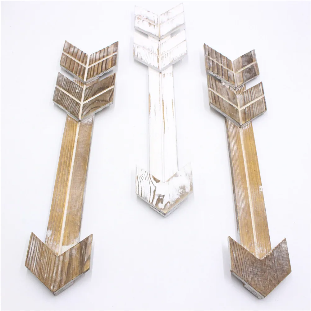 Деревянные стрелы в стиле ретро вывеска сельском искусство на стену ремесла для