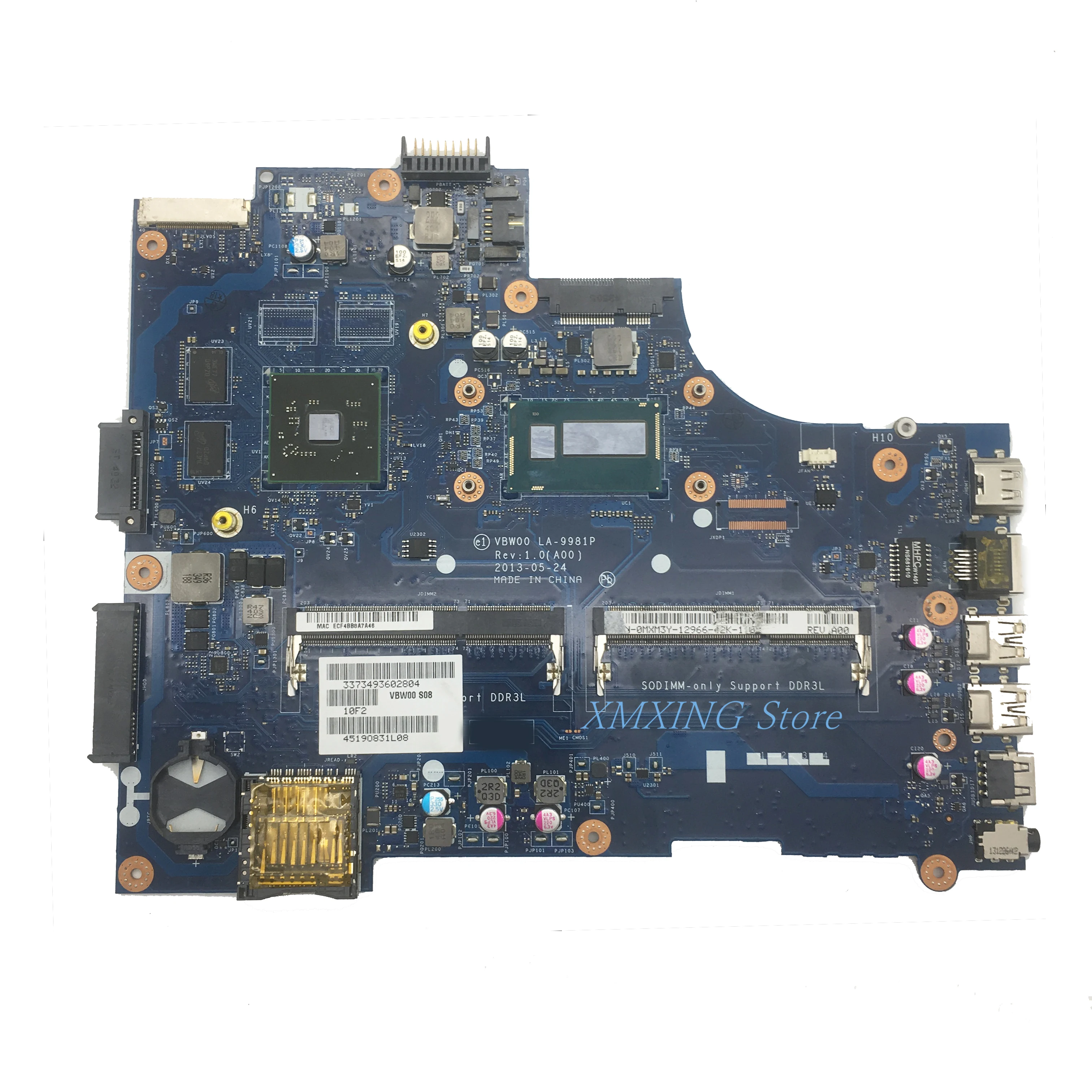 FULCOL для DELL Latitude 5537 3537 Материнская плата ноутбука I5 4200U Процессор LA 9981P CN 0MXM3Y MXM3Y