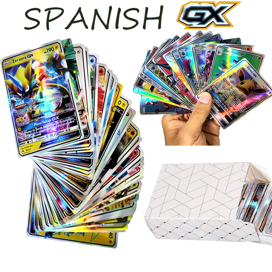 Cartas de Pok&eacute;mon en espa&ntilde;ol del equipo TAG GX Vmax, juego de cartas de energ&iacute;a de entrenador, juego de cartas de espa&ntilde;ol, juguete para ni&ntilde;os 2021-4