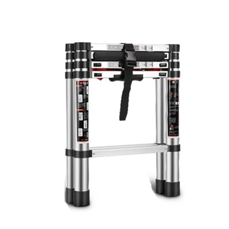 1 4 м + утолщенная телескопическая лестница из алюминиевого сплава легкая