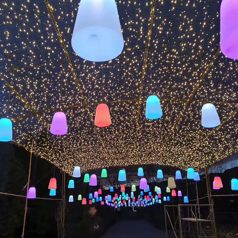 

DIY Circuit Series LED Light Changeable Color LED Light Night Light Strip Mushroom Shape Outdoor Light Waterproof 220VAC IP65