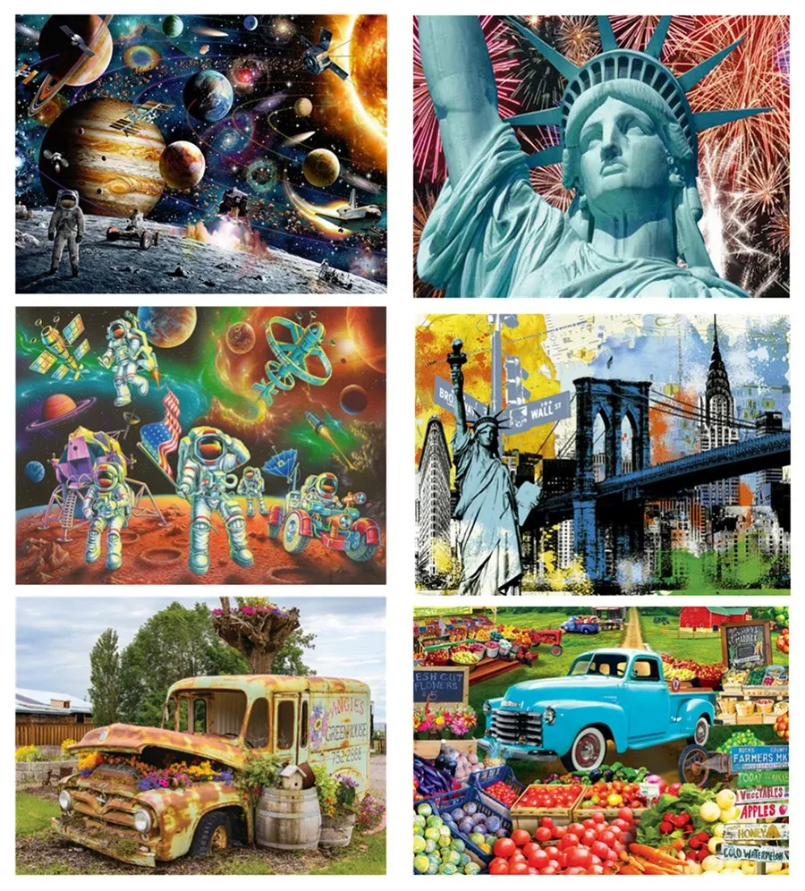 5D DIY Алмазная картина статуя богини пейзаж алмазная вышитая планета вышивка