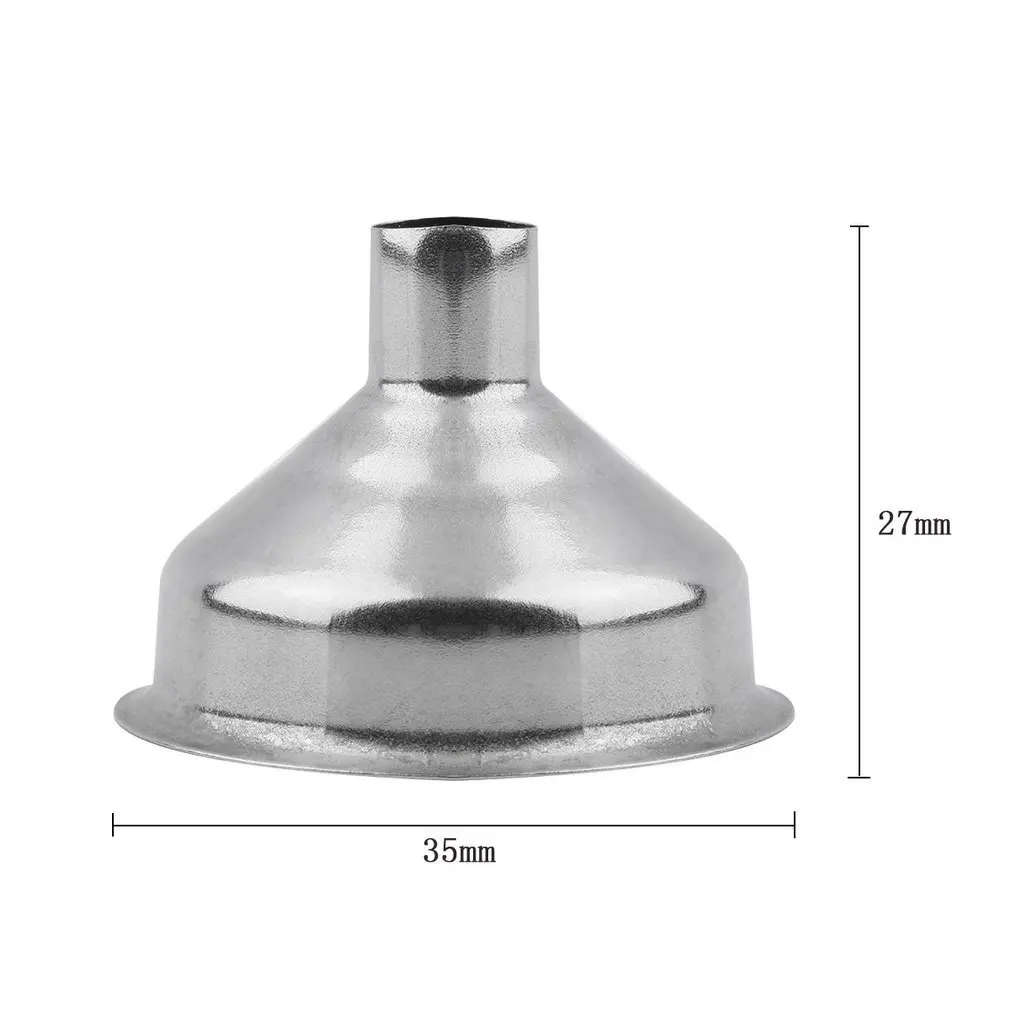 

1pc Stainless Steel Funnel Filler For Most Hip Flasks Wine Whisky Pot Wide Mouth new arrival
