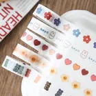 Декоративная клейкая лента для скрапбукинга сделай сам, в виде соленых цветов