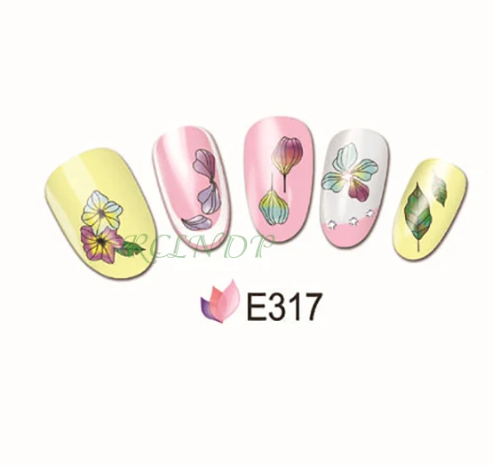 3D наклейки для ногтей все украшения слайдеры морская клоун рыба медуза клейкие