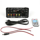 Усилитель мощности HIFI для автомобиля и дома, 400 Вт, Bluetooth, аудиоусилитель, приемник, стерео, автомобильный, домашний аудиоусилитель, USB, U-диск, музыкальный проигрыватель с картой