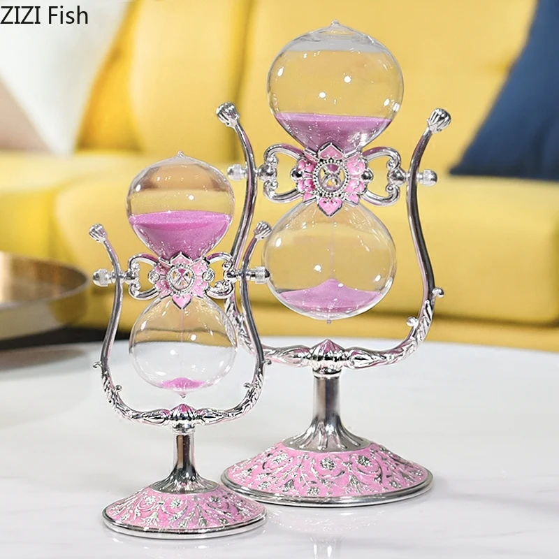 Креативное оборудование стеклянные часы украшения Изысканное искусство и