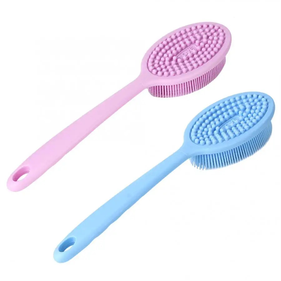 Многофункциональная силиконовая щетка с длинной ручкой для ванны душа уход за