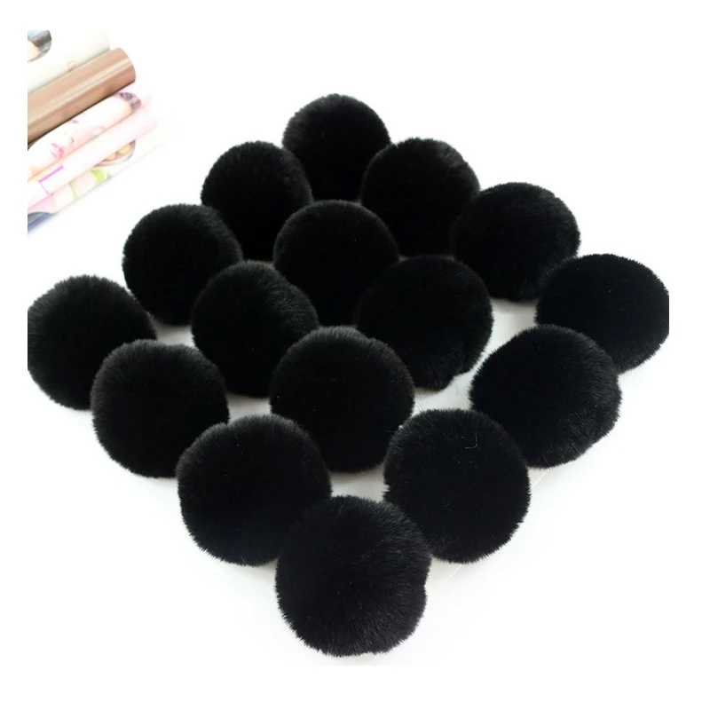 CCINEE 1 шт. ложная шапка с бубоном шаром помпоном имитация кроличьего волоса мяч 6