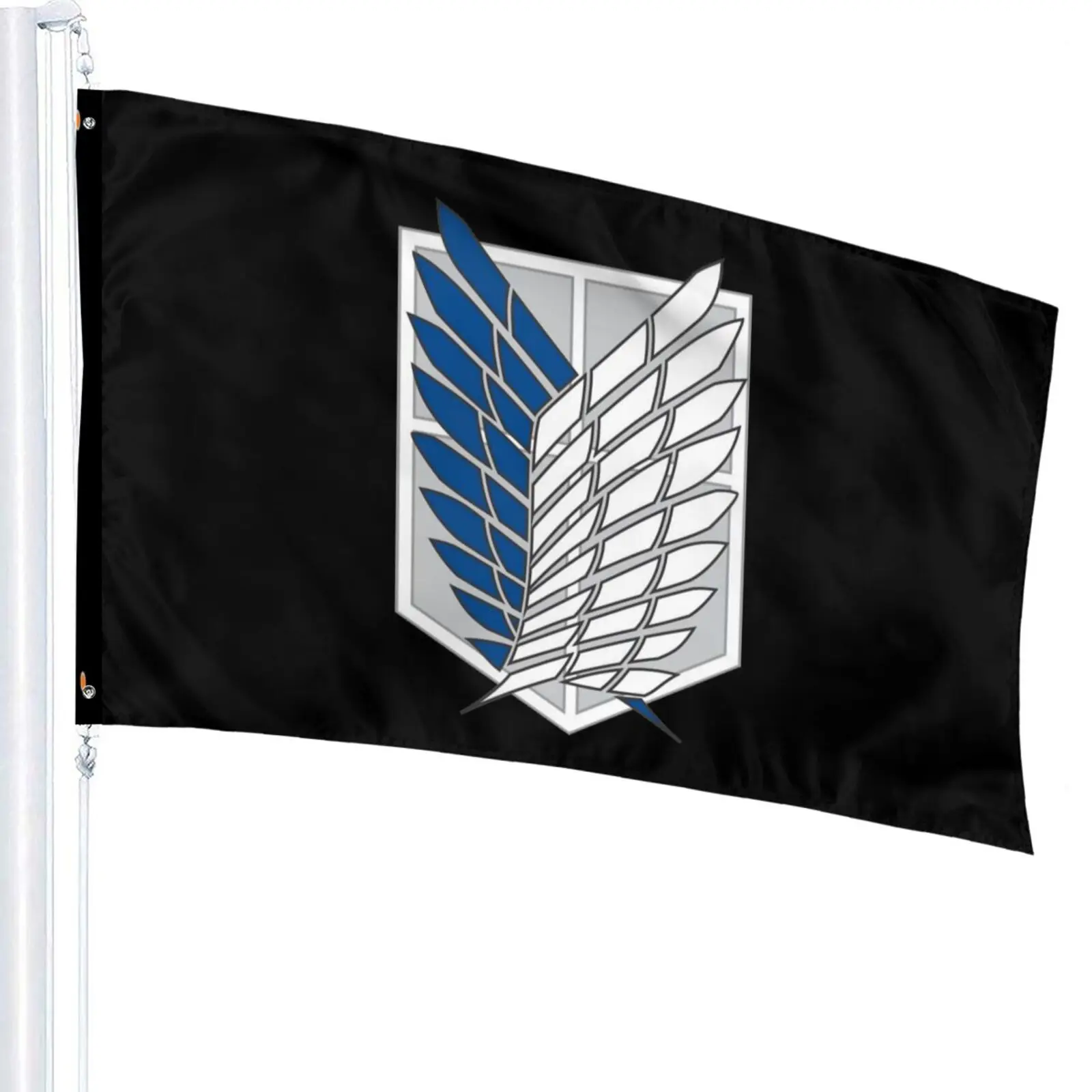 Флаги японского аниме атака на Титанов 90x150 см флаг Конфедерации украшения для