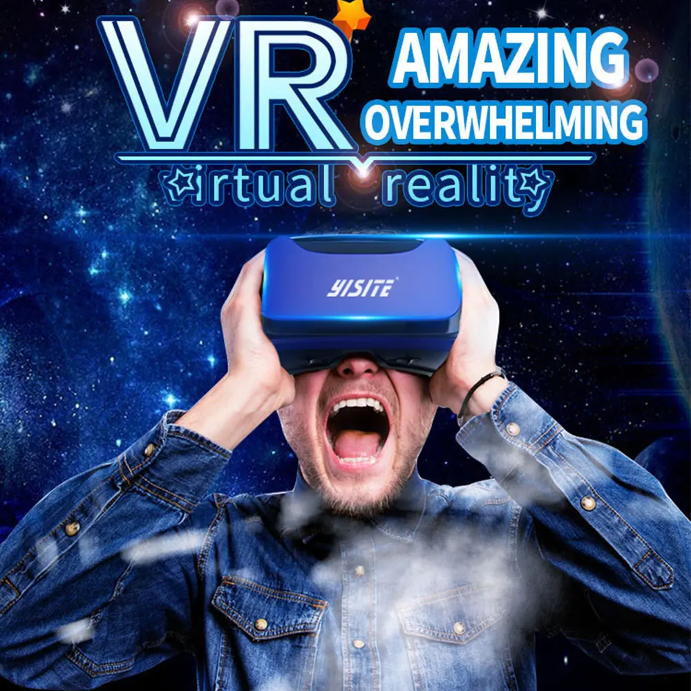 2020 Очки виртуальной реальности VR Headest 3D гарнитура для видеофильмов игр