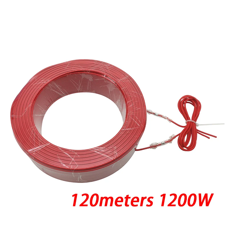 120 м/рулон 1200 Вт Тепличный нагревательный кабель для овощей и фруктов саженец