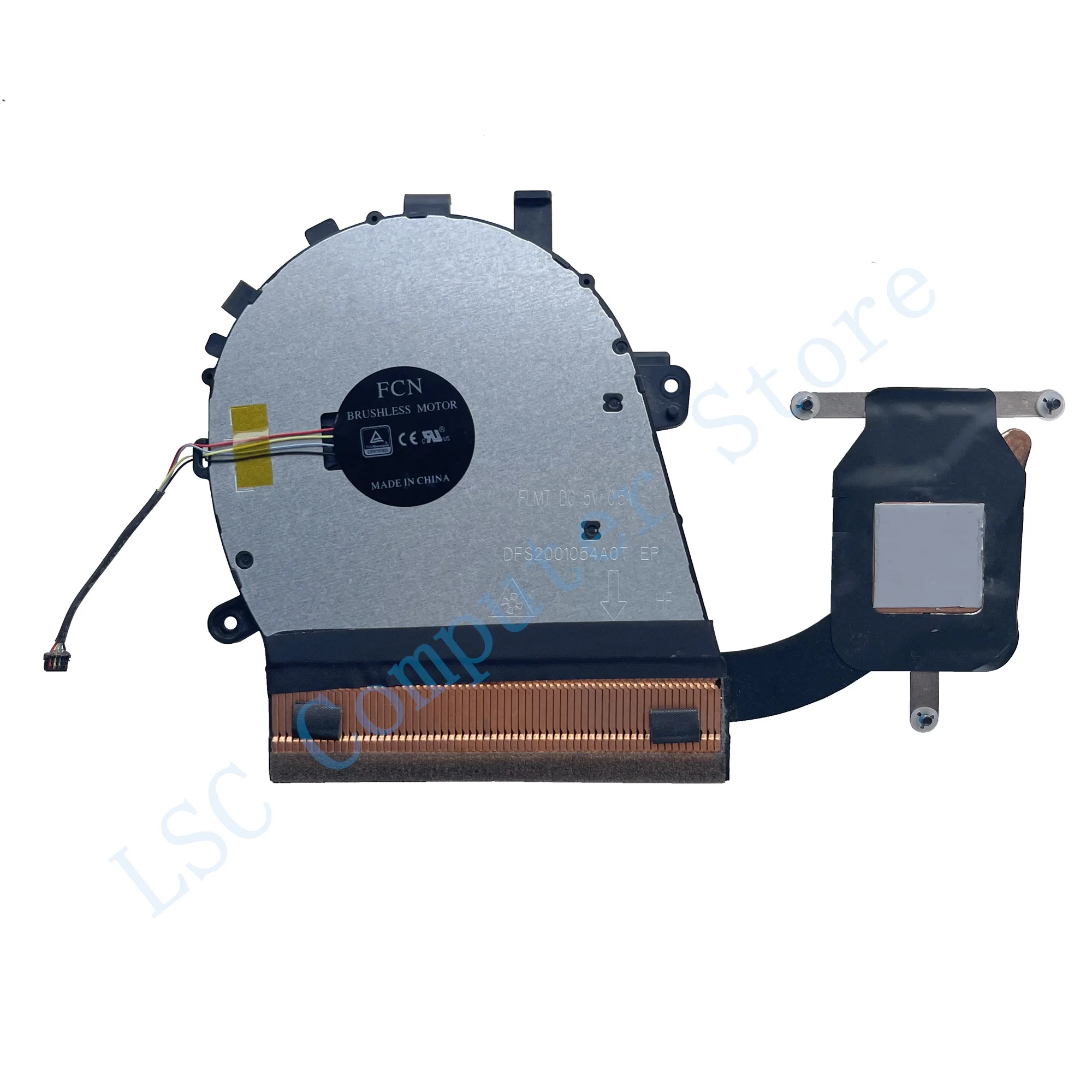 LSC Новый оригинальный кулер для ноутбука Lenovo Yoga C740-14 C740-14IML с радиатором AT1FG001FF0 FRU 5H40S19963 DFS2001054A0T 5V 0.5A включен