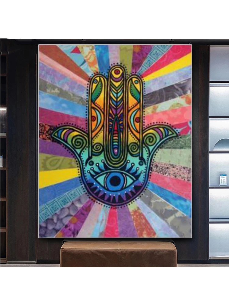 Алмазная живопись глаза бергамота абстрактный узор вышивка крестиком