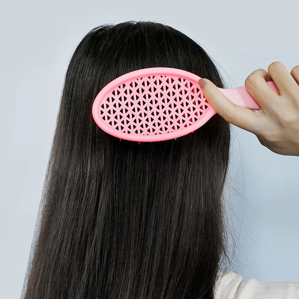 

2021 New Hair Comb Hair Brush Vent Brush For Quick Blow Drying Styling Detangling Hair Brush Hairbrush Massage Comb Woman Comb
