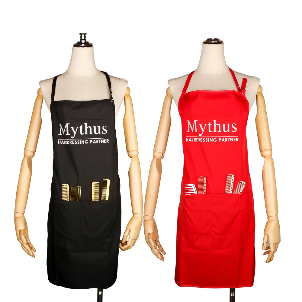 

4 Colors Polyester Hairdresser Apron For Haircut Hairdressing Cape Custom Logo Salon Accessories Antistatic Hair Color Cape