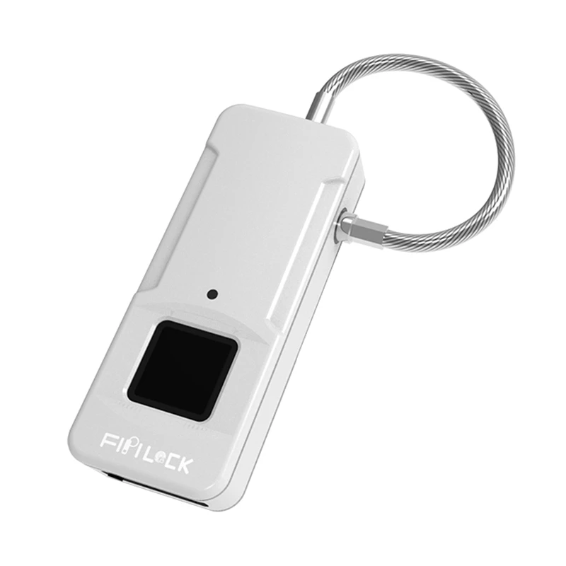 

FipiLock Smart Fingerprint Lock Keyless USB Rechargeable Door Luggage Case Bag Lock Anti-Theft Security Fingerprint Padlock