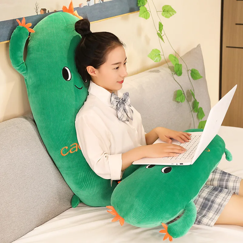 

Cute cactus pillow peluche toys down cotton filled pregnant women sleeping clip leg pillow juguetes para nias holiday gift