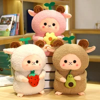 25cm kawaii sheep stuffed animal doll soft cute plush toys for kids