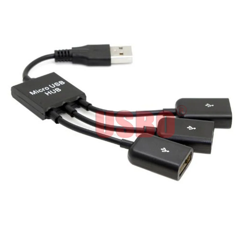 

Wholesale black 0.2M USB data connection line USB 2.0 male to female extension cable HUB Splitter for Mouse U-disk Printer