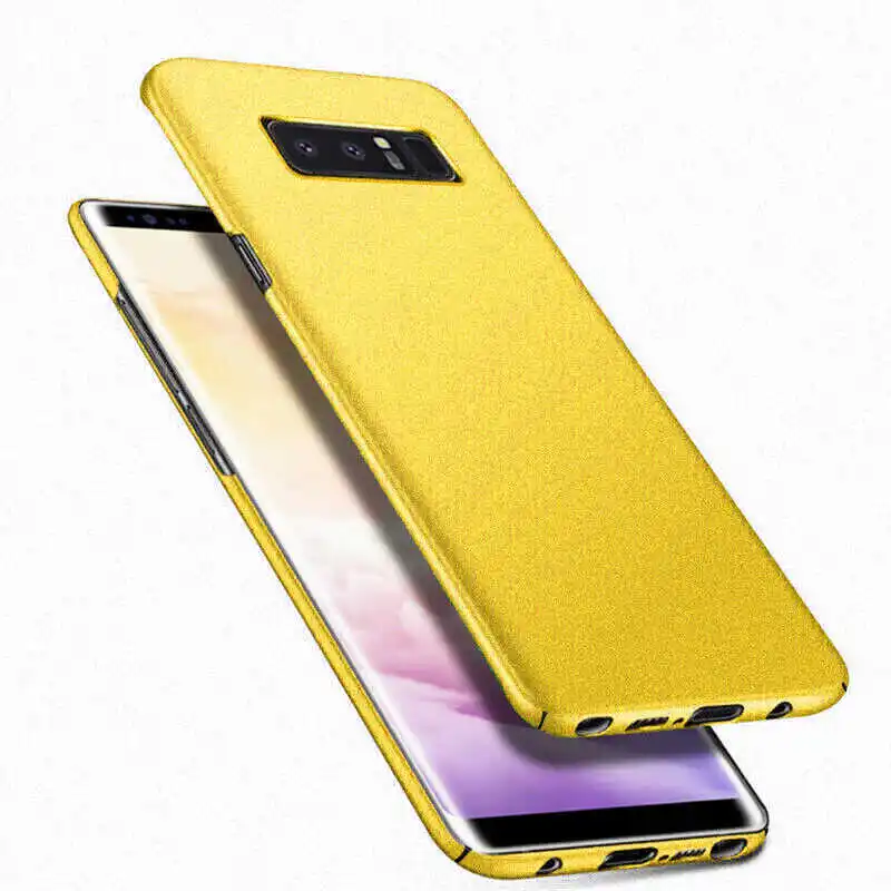 Yellow YISHANGOU ультра тонкий скраб песчаник матовый чехол для телефона для samsung S10 S9 S8 Жесткий PC Пластиковый Чехол для samsung Note 10 9 8 Coque - Цвет: Yellow