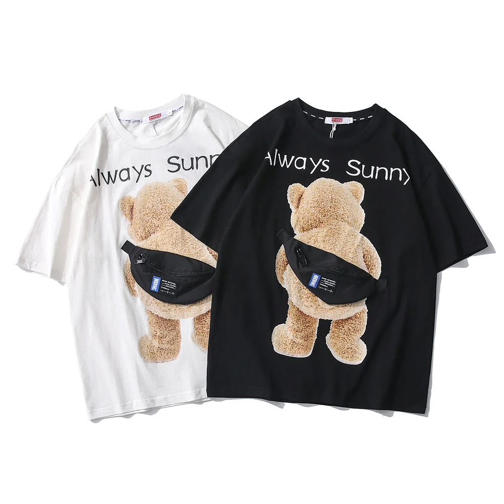 

2021 Hip Hop Streetwear Harajuku T Shirt Girl Kanji Print Tshirt Men Summer Short Sleeve Cotton Loose Oversized T-Shirt